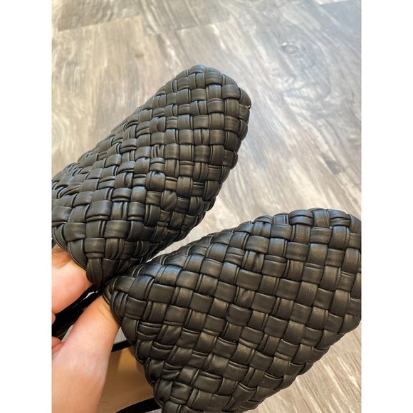 Vince Camuto | Shoes | 46 Vince Camuto Lasint Mule Black Woven Flats Womens  Slingback Size 65 Euc | Poshmark